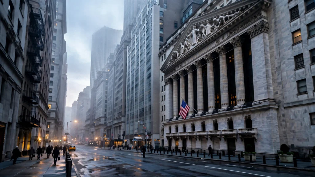 September CPI inflation hits 3.7% as Wall Street traders react outside the New York Stock Exchange at dawn