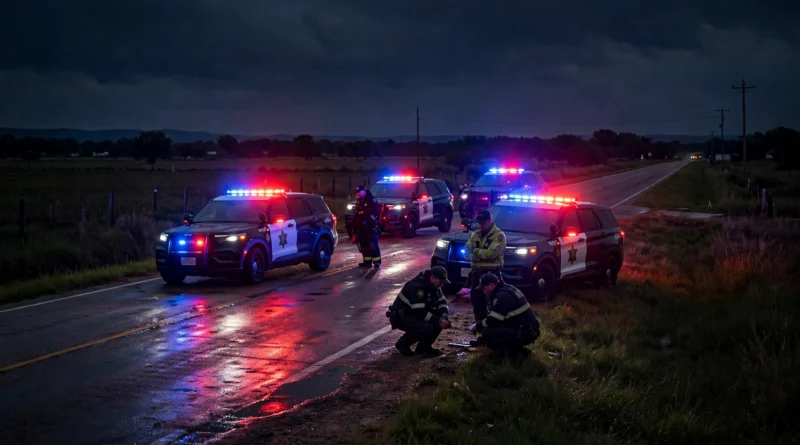 Texas deputy killed Canton scene on State Highway 198 in Van Zandt County where deputy Adam Sherifi died serving felony warrants